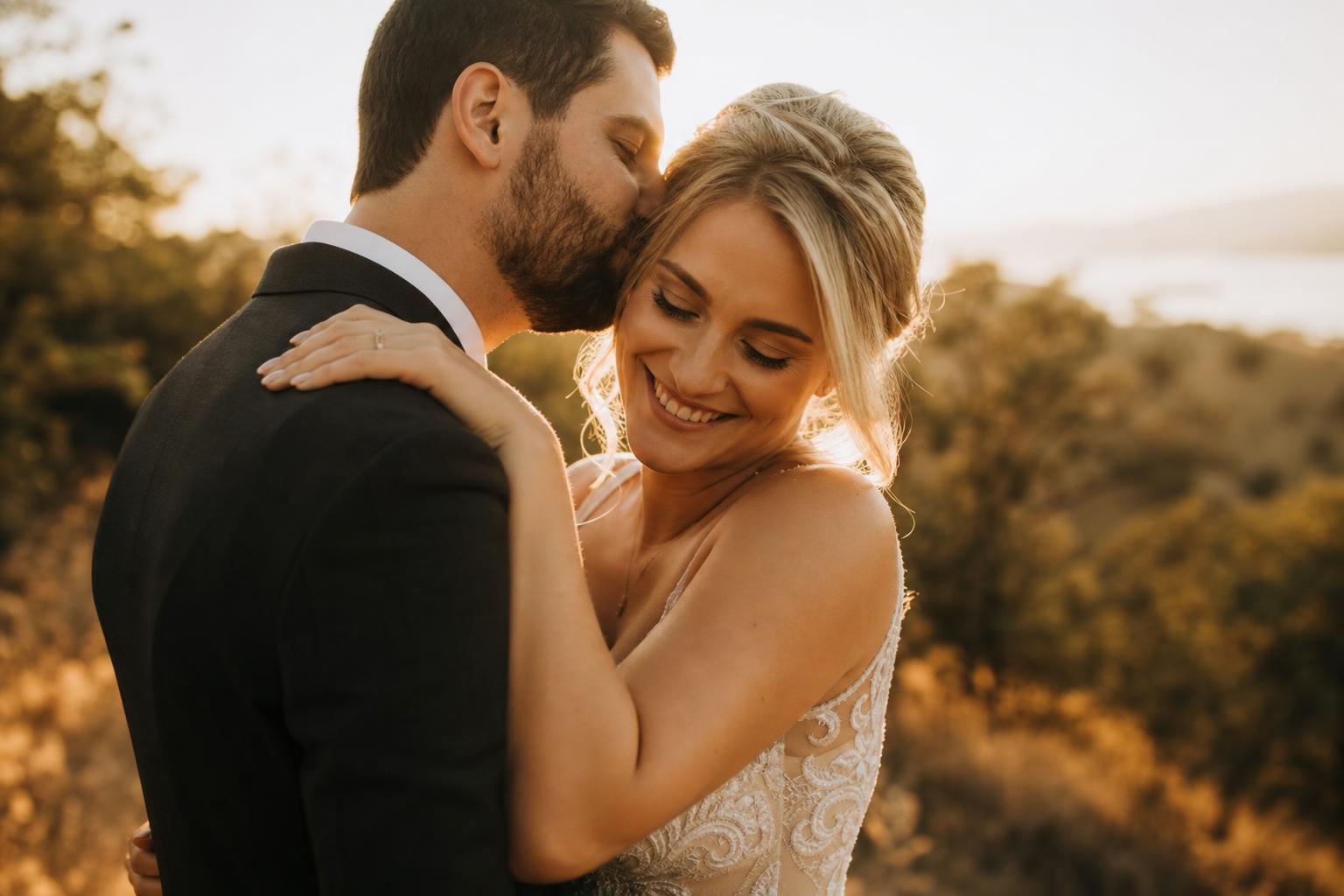 Candid portrait moment from a celebration